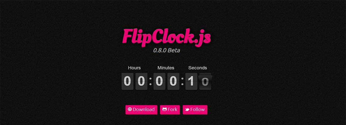 Установка таймер обратного отсчета FlipClock на сайт